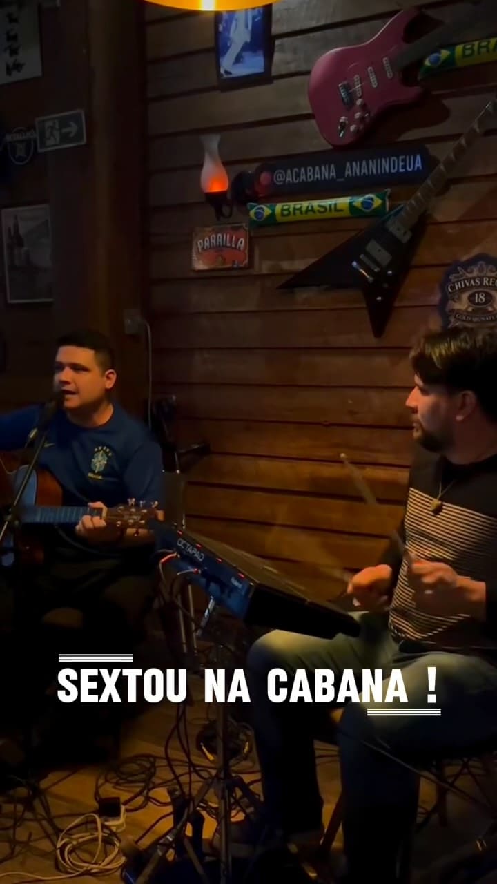 Música ao vivo na Cabana